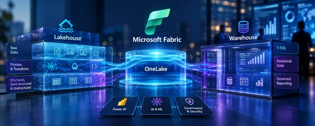 Lakehouse, Warehouse, or Both? A Practical Microsoft Fabric Architecture Guide for Growing Businesses